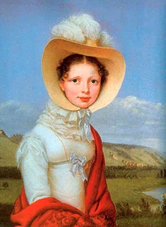 Ф. Стирбрандт. Портрет Екатерины Павловны, герцогини Вюртембергской. 1819 г.