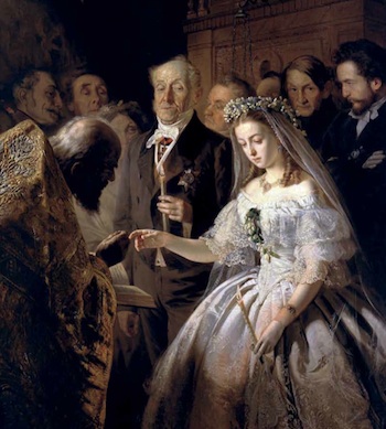 В. Пукирев. Неравный брак. 1862 г.