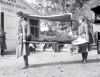 Эпидемия испанки. США, Вашингтон. 1918 г.
