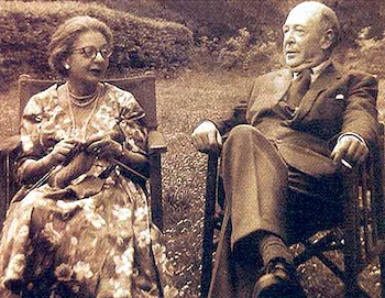 Клайв Льюис и его жена Джой Грэшем