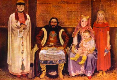 Семья купца в XVII веке. А. П. Рябушкин. 1896 год