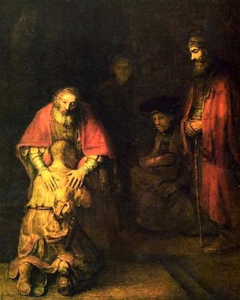 Возвращение блудного сына, холст, масло, 1669 г.