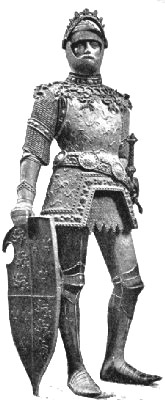 Статуя короля Артура. Инсбрук. Скульптор Петер Вишер