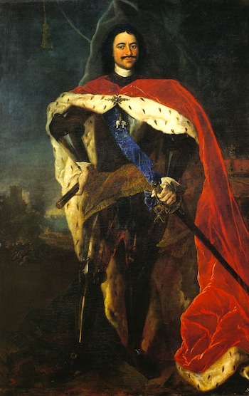 «Портрет Петра I». Б. Кофр (не ранее 1717 г.)