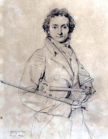 Д. Энгр. Портрет Н. Паганини. 1819 г.